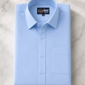 Sky Blue Premium Linen Shirt