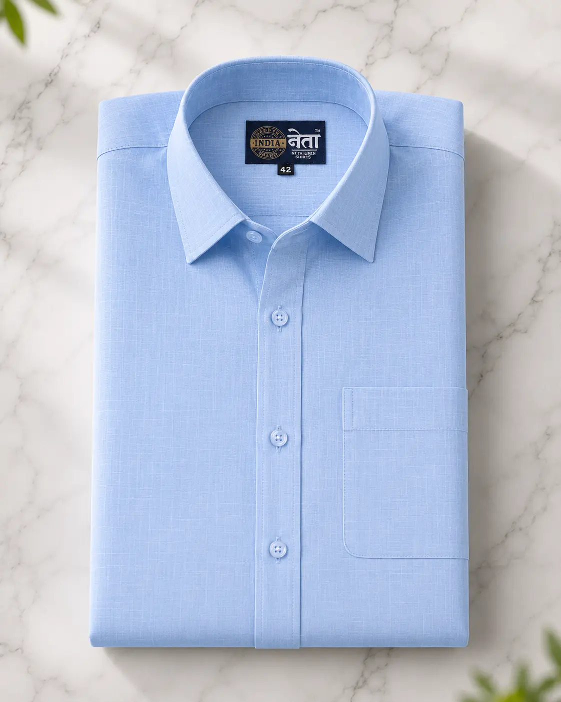 Sky Blue Premium Linen Shirt